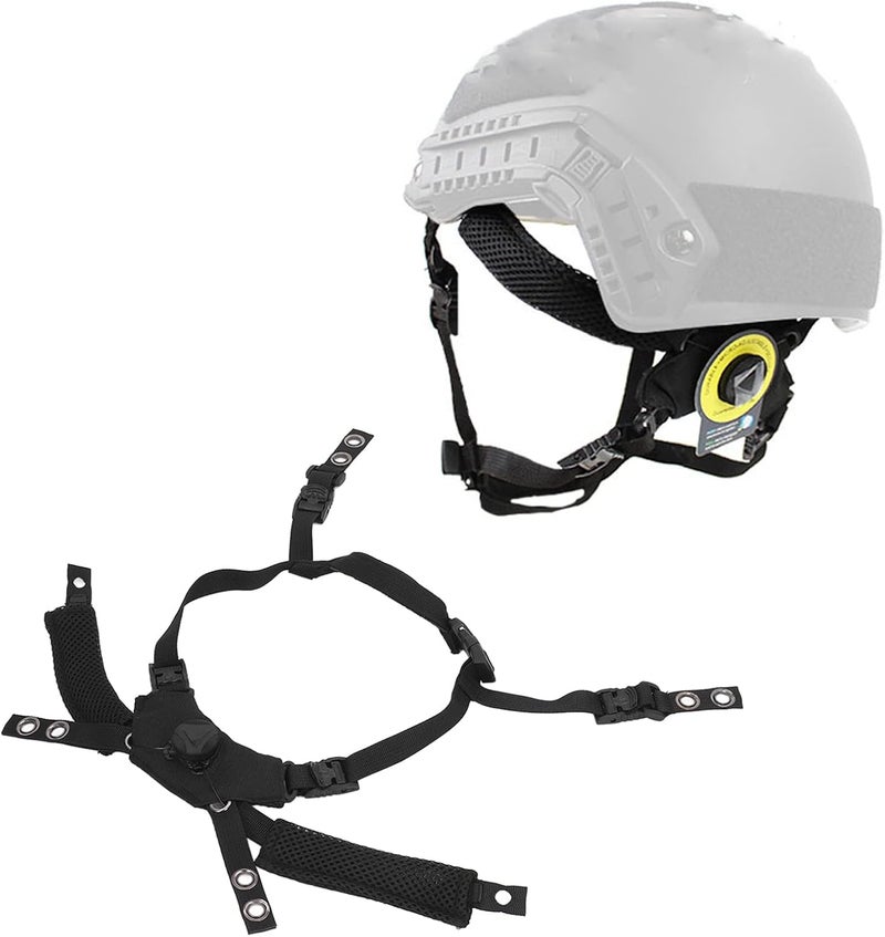 Bewinner Helmet Dial Suspension System Chin Strap, Tactical Airsoft Helmet Chin Strap, Hunting Advanced Fast Helmet Replacement Accessory for Outdoor - Image 2